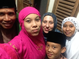 After prayer one night, selfies!